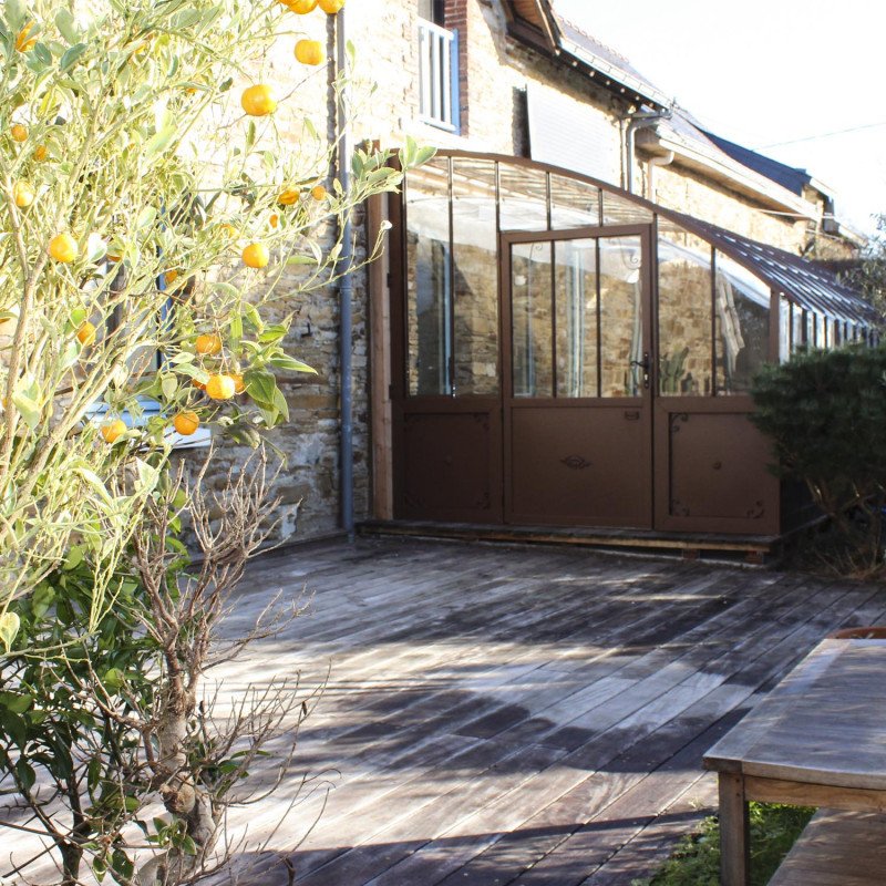 Invernadero de Antaño CHAMBORD, de 2,80 m de ancho, sobre base de aluminio. - Imagen 13