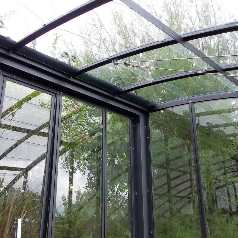 Invernadero Versalles, de 2,80 m de ancho, sobre una base de aluminio. - Imagen 5