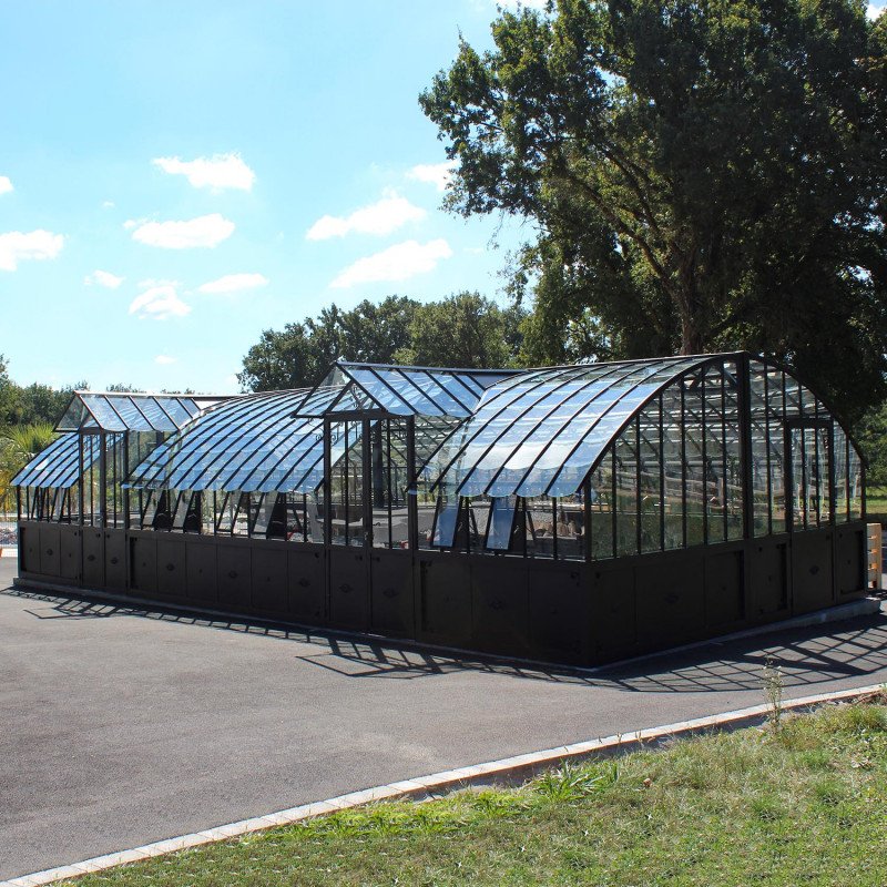 Invernadero de Antaño Amboise, de 5,60 m de ancho, sobre base de aluminio. - Imagen 13