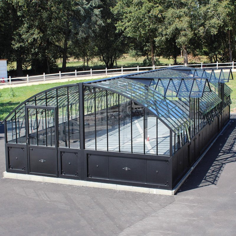 Invernadero de Antaño Amboise, de 5,60 m de ancho, sobre base de aluminio. - Imagen 15