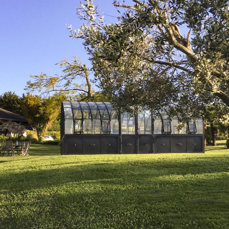 Invernadero de Antaño Amboise, de 5,60 m de ancho, sobre base de aluminio. - Imagen 16