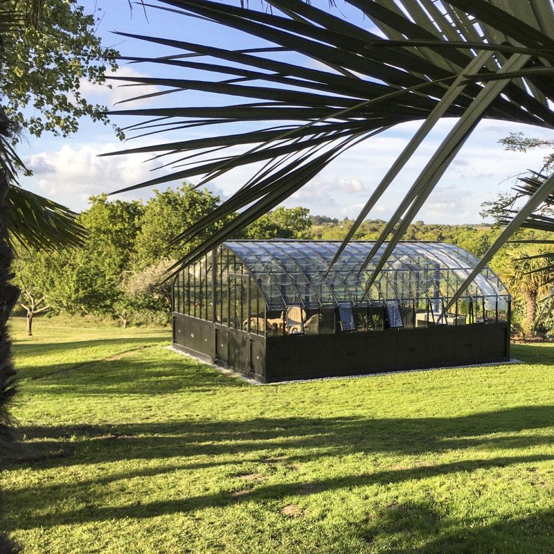 Invernadero de Antaño Amboise, de 5,60 m de ancho, sobre base de aluminio. - Imagen 18