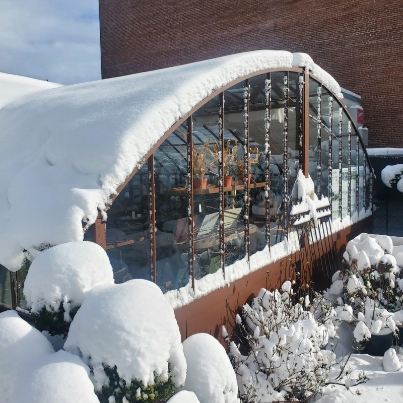Invernadero de Antaño Amboise, de 5,60 m de ancho, sobre base de aluminio. - Imagen 21