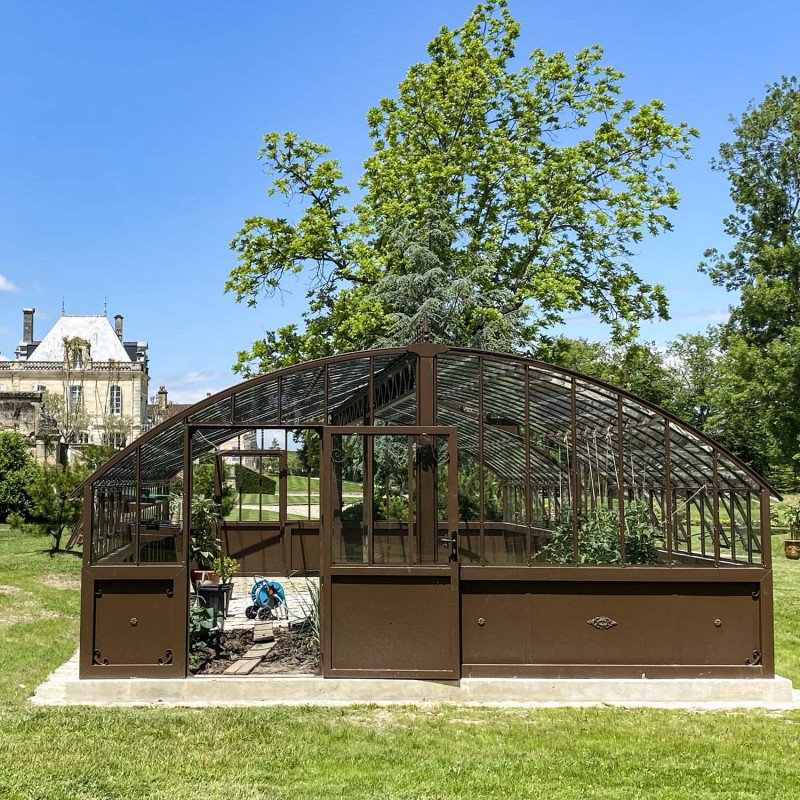 Invernadero de Antaño Amboise, de 5,60 m de ancho, sobre base de aluminio. - Imagen 23