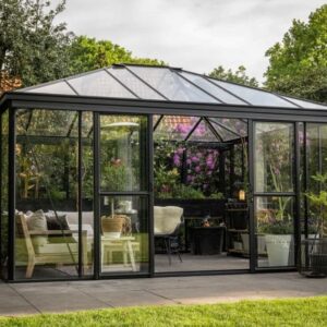 Invernadero de Aluminio y Cristal «Cuadri Extensión»